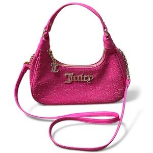 Juicy Couture Juicy Forever shoulder bag in hot pink faux leather